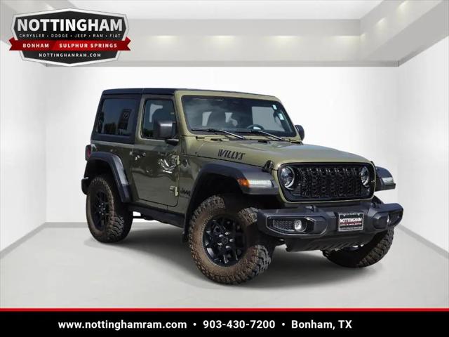 2025 Jeep Wrangler 2-Door Willys 4x4 for sale in Bonham, TX