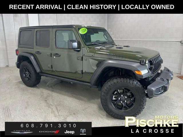 2024 Jeep Wrangler 4-Door Willys 4x4 for sale in La Crosse, WI