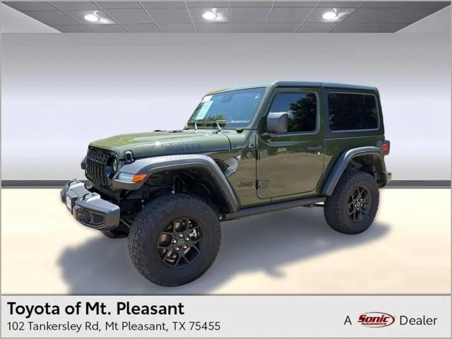 2024 Jeep Wrangler 2-Door Willys 4x4 for sale in Mt Pleasant, TX