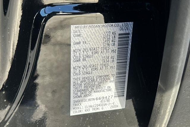 2026 Nissan Frontier Crew Cab SV 4x2