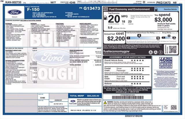 2023 Ford F-150 XLT for sale in Brownsville, TX