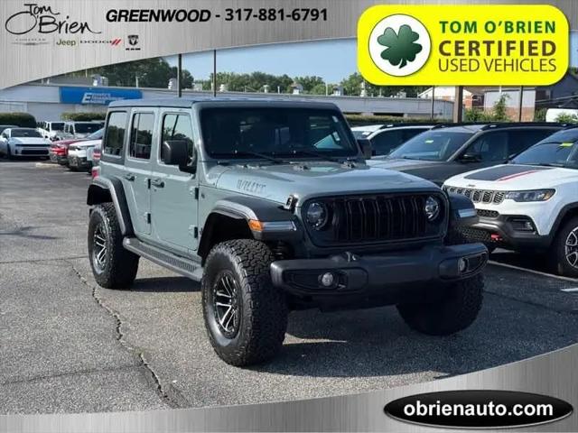 2024 Jeep Wrangler 4-Door Willys 4x4 for sale in Greenwood, IN