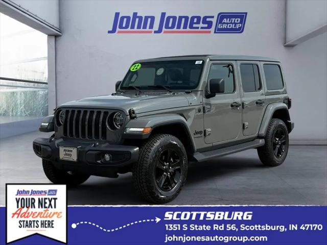 2022 Jeep Wrangler Unlimited Sahara Altitude 4x4 for sale in Scottsburg, IN