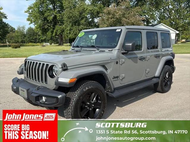 2022 Jeep Wrangler Unlimited Sahara Altitude 4x4 for sale in Scottsburg, IN