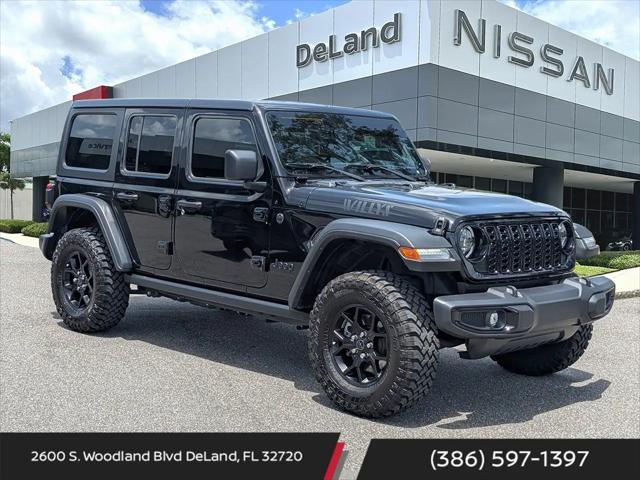 2024 Jeep Wrangler 4-Door Willys 4x4 for sale in Deland, FL
