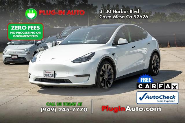 2022 Tesla Model Y Performance Dual Motor All-Wheel Drive for sale in Costa Mesa, CA