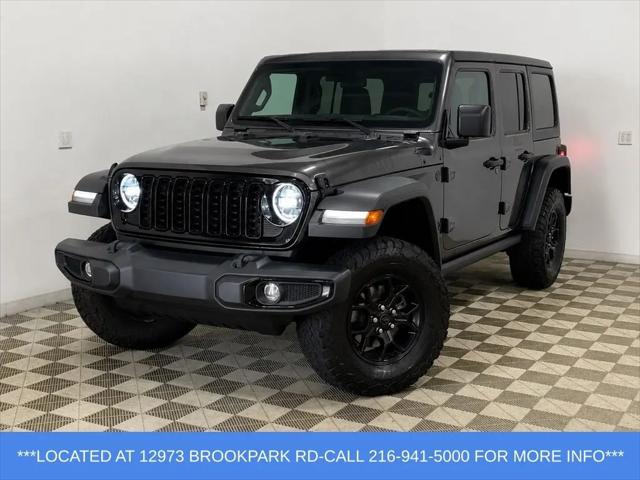 2024 Jeep Wrangler 4-Door Willys 4x4 for sale in Brook Park, OH
