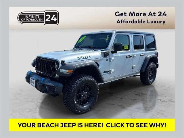2024 Jeep Wrangler 4xe Willys 4xe for sale in Plymouth, MA