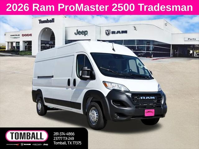 2026 Ram ProMaster 2500 Cargo Van Tradesman High Roof 159" WB w/Pass Seat for sale in Tomball, TX