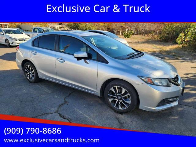 2015 Honda Civic EX for sale in Yucaipa, CA