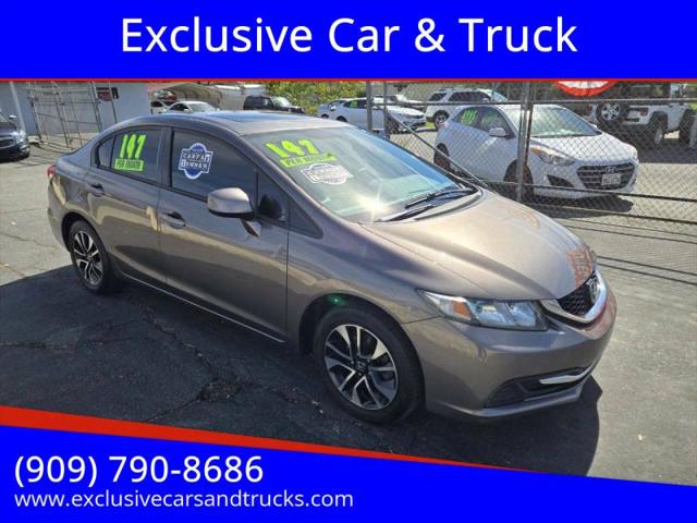 2013 Honda Civic EX for sale in Yucaipa, CA