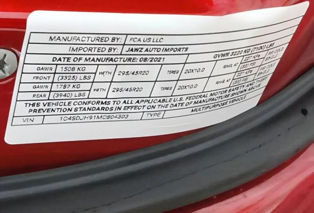 2021 Dodge Durango SRT Hellcat