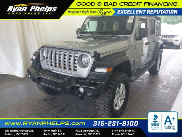 2018 Jeep Wrangler Unlimited Sport S 4x4 for sale in Rome, NY