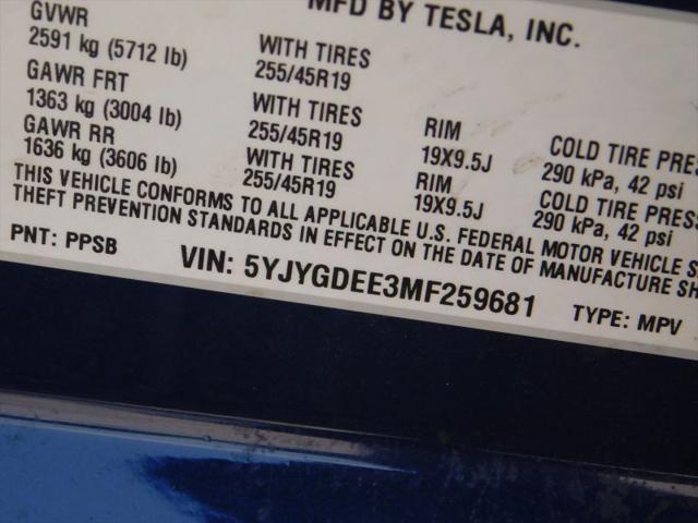 2021 Tesla Model Y Long Range Dual Motor All-Wheel Drive