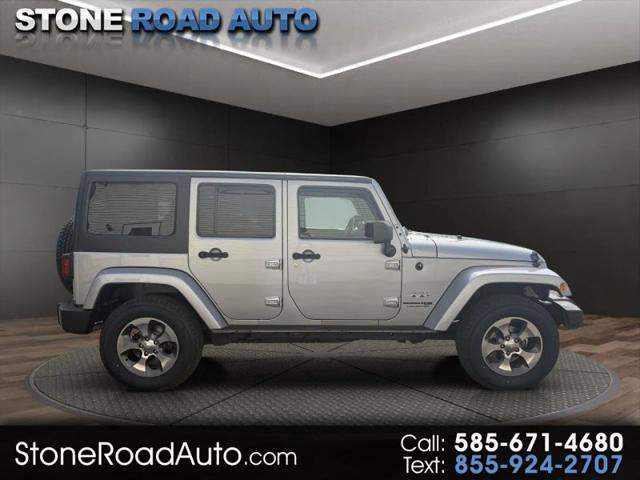 2018 Jeep Wrangler JK Unlimited Sahara 4x4 for sale in Ontario, NY