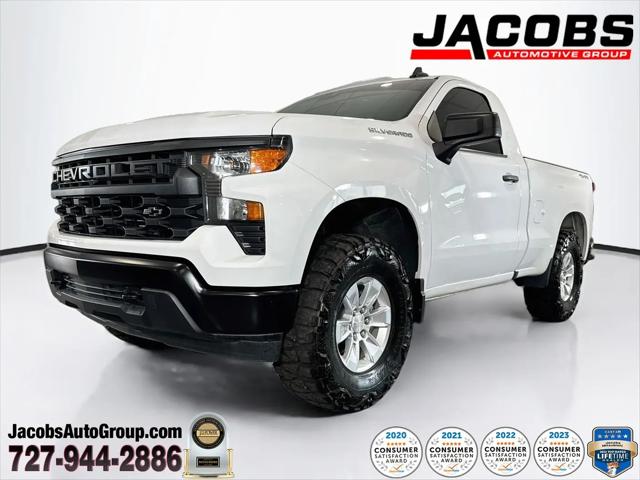 2024 Chevrolet Silverado 1500 4WD Regular Cab Standard Bed WT for sale in New Port Richey, FL