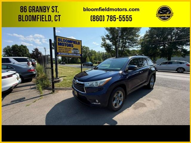 2016 Toyota Highlander Limited V6 for sale in Bloomfield, CT