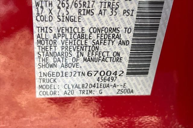2026 Nissan Frontier Crew Cab SV 4x2