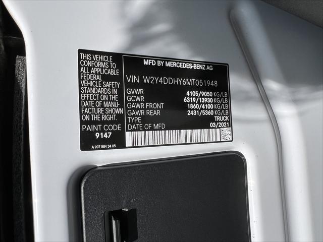 2021 Freightliner Sprinter High Roof I4 Diesel