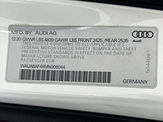 2021 Audi A4 Premium 40 TFSI quattro S tronic