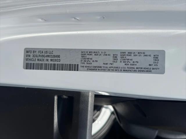 2021 Ram ProMaster Cargo Van High Roof 136 WB