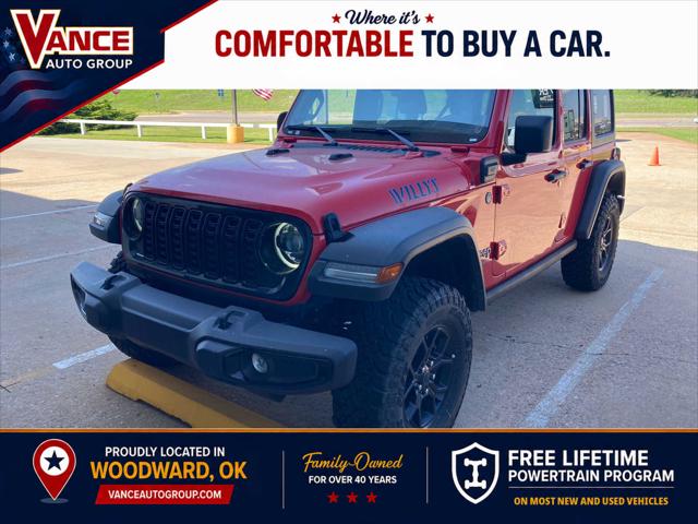 2025 Jeep Wrangler 4xe Willys 4xe for sale in Woodward, OK