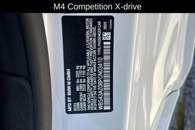 2023 BMW M4 Competition xDrive