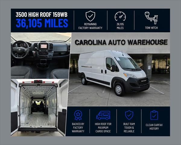 2023 Ram ProMaster Cargo Van High Roof 159" WB for sale in Concord, NC