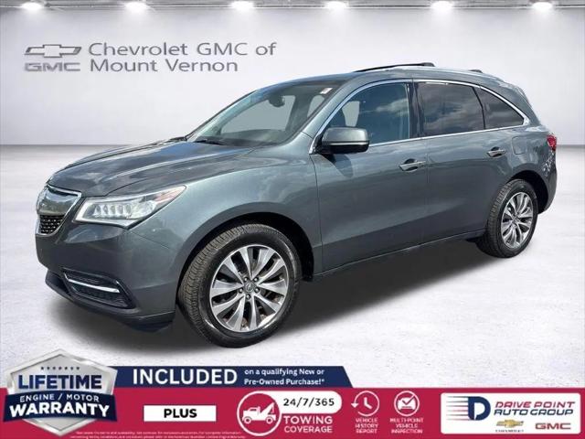 2015 Acura MDX Technology Pkg w/Entertainment Pkg for sale in Mount Vernon, OH