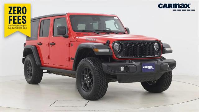 2024 Jeep Wrangler 4-Door Willys 4x4 for sale in Houston, TX