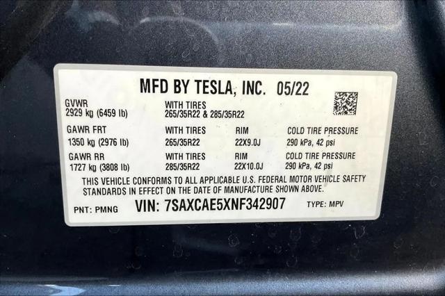 2022 Tesla Model X Dual Motor All-Wheel Drive