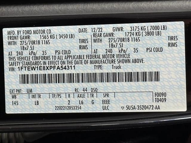 2023 Ford F-150 Tremor