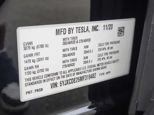 2021 Tesla Model X Long Range Plus Dual Motor All-Wheel Drive