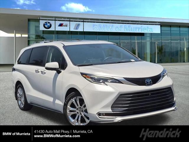 2024 Toyota Sienna Platinum for sale in Murrieta, CA