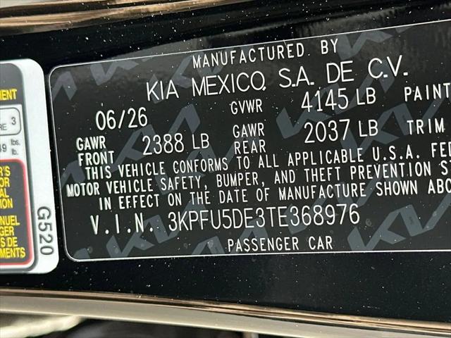 2026 Kia K4 GT-Line