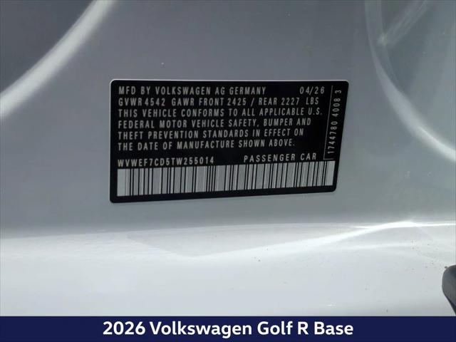 2026 Volkswagen Golf R Base