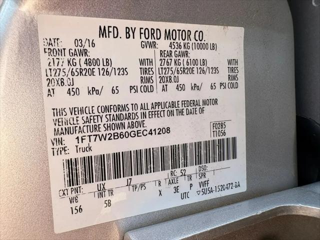 2016 Ford F-250 Platinum