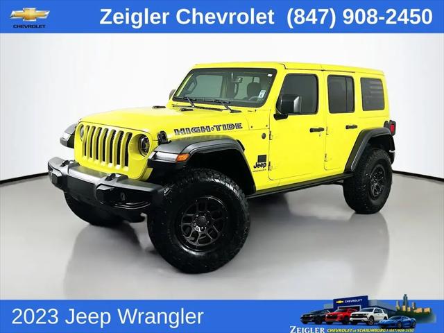 2023 Jeep Wrangler 4-Door High Tide 4x4 for sale in Schaumburg, IL