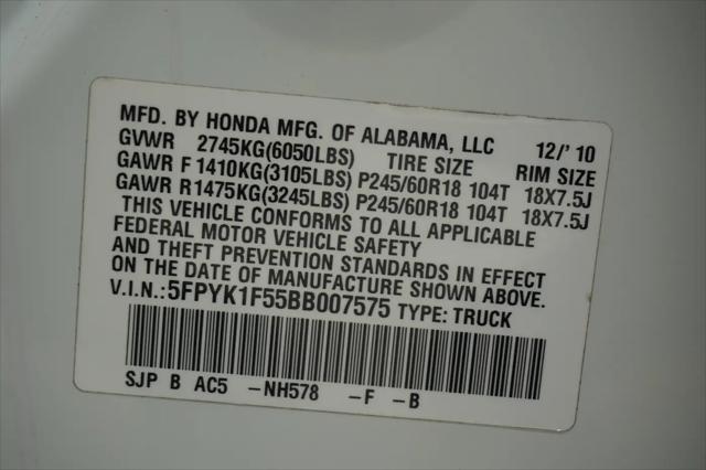2011 Honda Ridgeline RTL