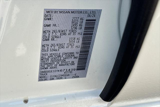 2026 Nissan Frontier Crew Cab SV 4x2