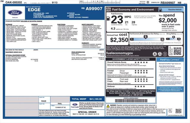 Used 2024 Ford Edge SEL For Sale in Muscle Shoals, AL