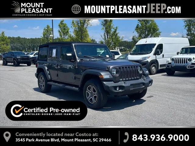 2022 Jeep Wrangler Unlimited Sport S 4x4 for sale in Mount Pleasant, SC