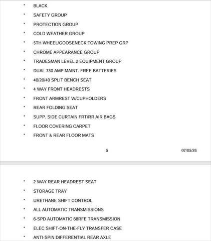2019 Ram 2500 Tradesman Crew Cab 4x4 64 Box
