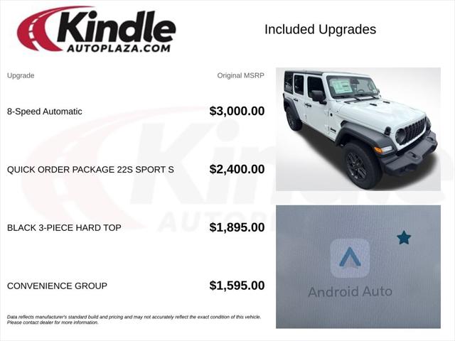 2026 Jeep Wrangler WRANGLER 4-DOOR SPORT S 2026 Jeep Wrangler WRANGLER 4-DOOR SPORT S