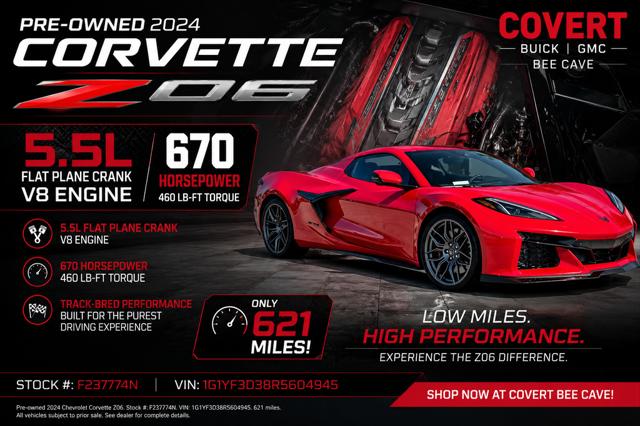 2024 Chevrolet Corvette Z06 RWD Convertible 3LZ for sale in Austin, TX