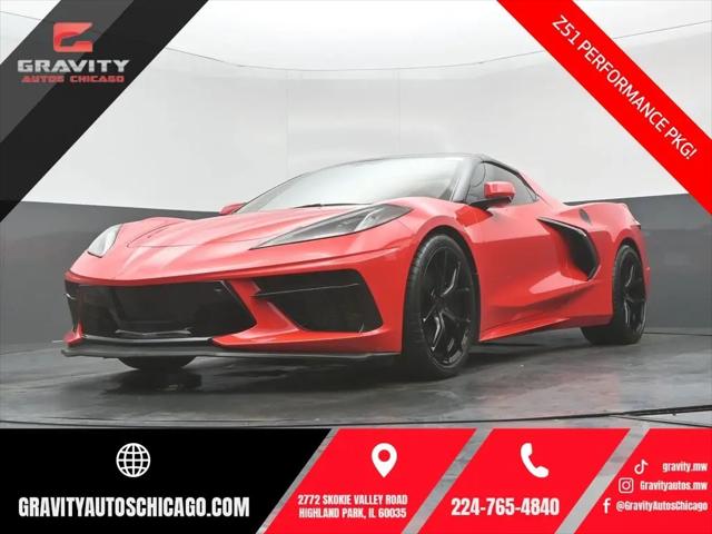 2021 Chevrolet Corvette Stingray RWD Convertible 2LT for sale in Highland Park, IL