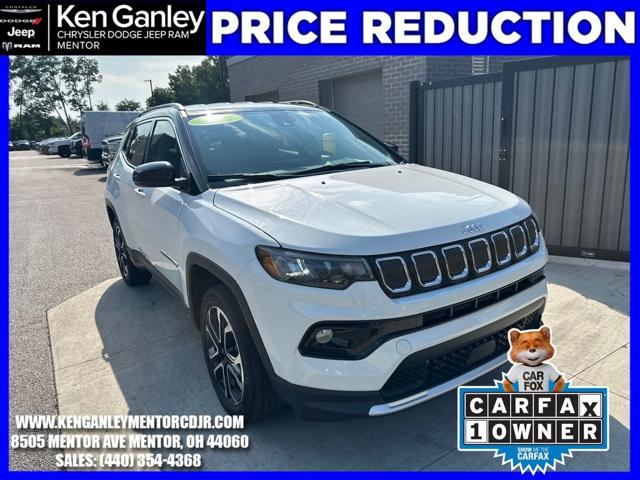 2022 Jeep Compass Limited 4x4 for sale in Mentor, OH