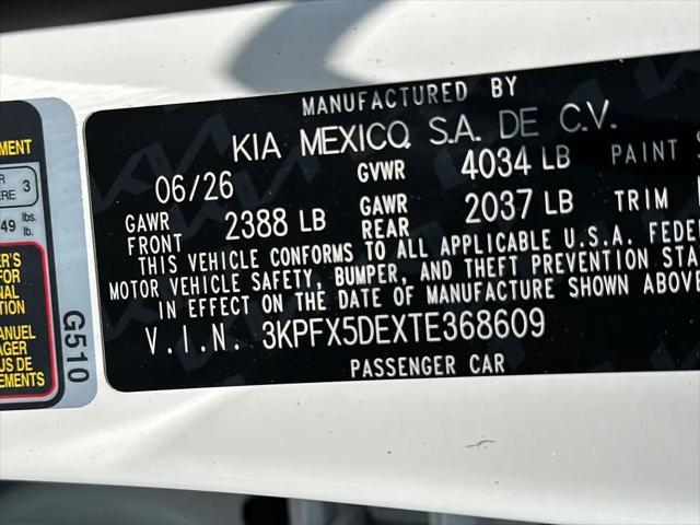 2026 Kia K4 EX