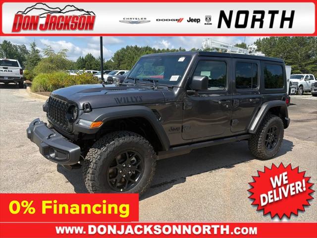 2026 Jeep Wrangler 4-Door Willys 4x4 for sale in Cumming, GA
