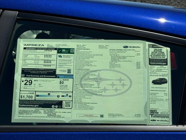 2026 Subaru Impreza Sport